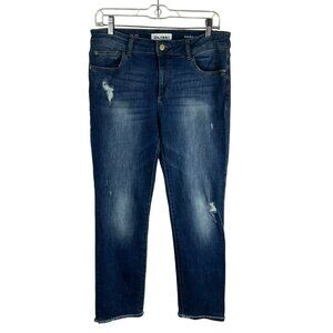 DL 1961 Mara Straight Ankle Denim Jeans‎ Women 29 Medium Blue Wash Crop Stretch